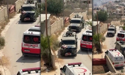 İsrail kuvvetleri, yaralı Filistinliyi canlı kalkan olarak kullandı!