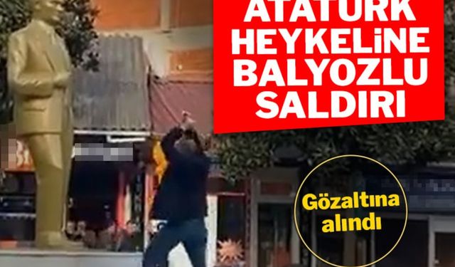 Atatürk Heykeline Saldırı: Şüpheli Gözaltına Alındı