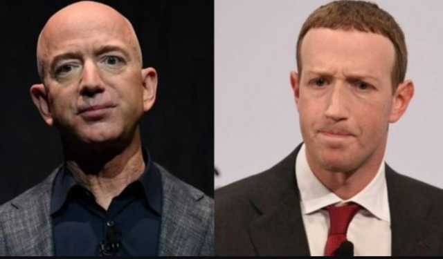 Jeff Bezos ve Facebook'un kurucusu Mark Zuckerberg milyarlarca dolarlık hisse sattı