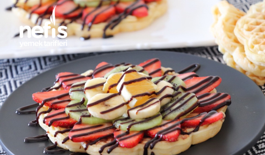 Kahvaltıların Vazgeçilmez Lezzeti Tavada Kızartılmış Waffle Tarifi!