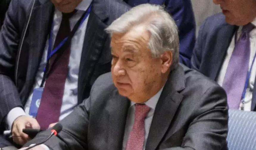 BM Genel Sekreteri Guterres Gazze'deki İnsani Kriz İçin Acil Çağrı Yaptı