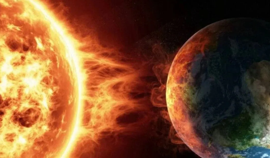 NASA, Güneş'teki patlamanın fotoğrafını yayınladı