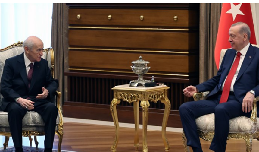 Gerilimin ardından Erdoğan ve Bahçeli Saray'da görüştü
