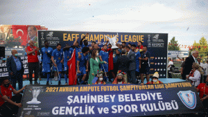 Şahinbey Belediyespor, Avrupa Ampute Futbol Federasyonu Şampiyonlar Ligi şampiyonu